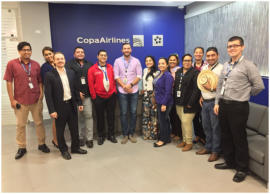 NSI COPA Airlines event group photo