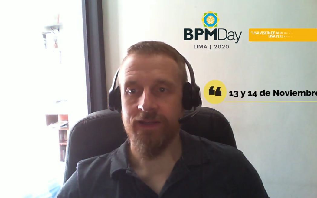 Kay Winkler presentando contenido para BPMDay 2020